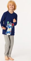 Woody pyjama jongens/heren - donkerblauw - schaap - 222-1-PLU-S/869 - maat 164