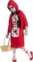 FUNIDELIA Déguisement Zombie Petit Chaperon Rouge Fille - Taille: 107 - 113 cm