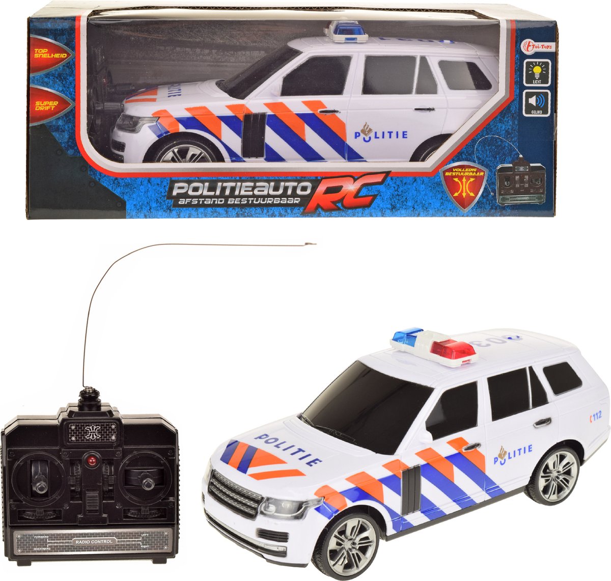 Toi-toys Rc Voiture de police hollandaise 24 Cm | bol.com