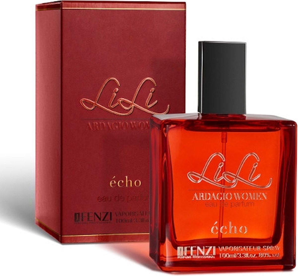 Goedkoopste Bloemig Fruitige merkgeur dames, JFenzi Lili Ardagio Women Echo - Eau de parfum - 100ml