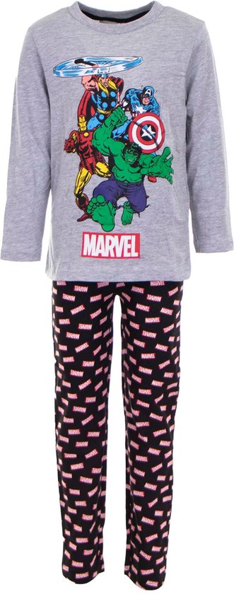 Marvel Avengers - Pyjama - Grijs Zwart - Taille 92