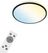 Briloner Leuchten IVY SKY S - LED plafondlamp - 3064- 015 - 24W - 2500 lm - instelbare kleurtemperatuur - nachtlichtfunctie, timerfunctie, memoryfunctie - dimbaar via afstandsbediening - Amazon Echo en Google Home - IP20 - 20.000 branduren