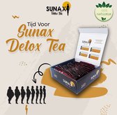 SUNAX Detox&Afslank Tea - 100% Natuurlijk - 60theezakjes - Verbrand vetten - Verminderd eetlust - Verwijderd gifstoffen