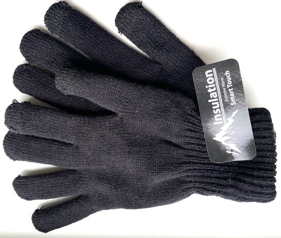 Winterhandschoen - Superwarm - Handschoenen - Extra warm - Zwart