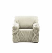 Mistral Home - Housse de canapé, protège canapé, housse de siège - 1 personne - Katoen polyester - Beige