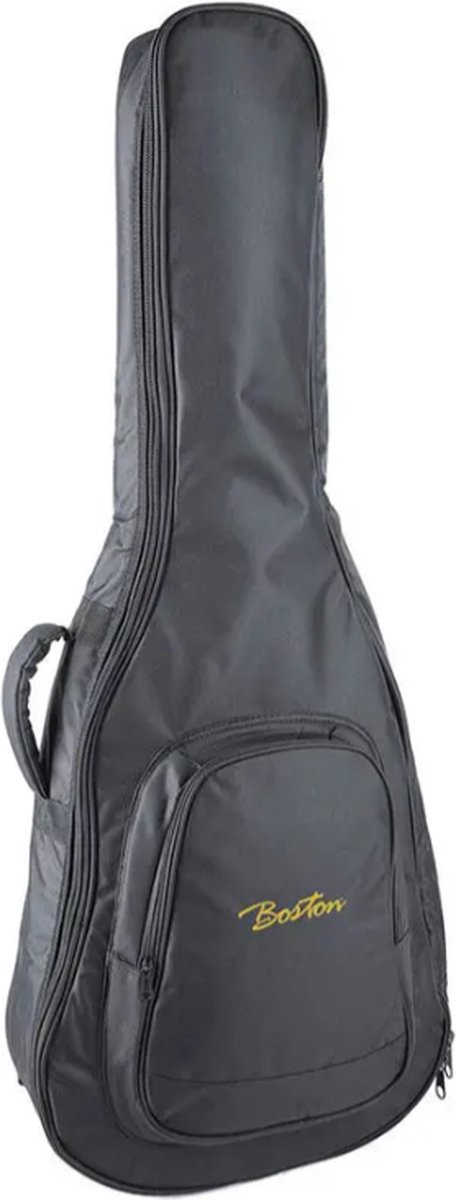 Klassieke gitaartas - Boston K-1012.2 - 1/2 - 10mm gevoerd - Zwart