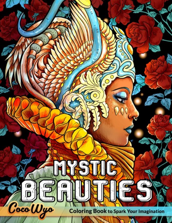 Mystic Beauties Coloring Book - Coco Wyo - Kleurboek voor volwassenen | bol