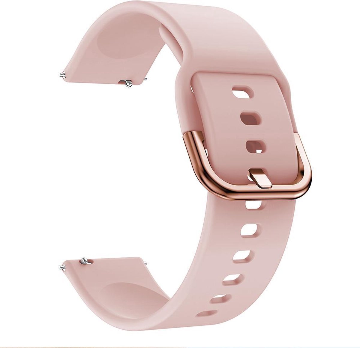 Bizoule Silicone Smartwatch Bandje Belle Roze - maat 18mm