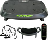Tunturi Cardio Fit V20 Trilplaat fitness met stoel - Vibration plate met 30 snelheden en 3 programma's - Vibratie en Oscillatie - incl. gratis fitness app