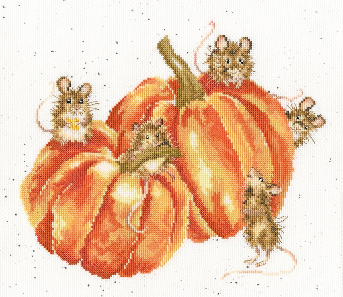 Hannah Dale Pumpkin, Spice And All Things Mice borduren (pakket)