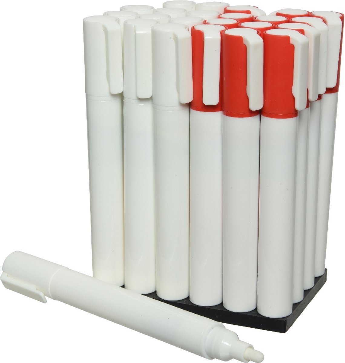 Raamstiften  wit/rood 2 assorti