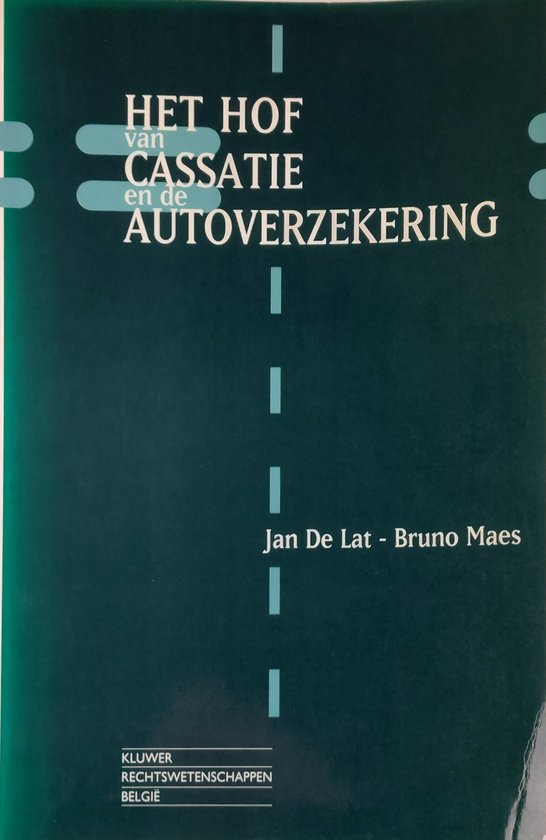 HOF VAN CASSATIE EN AUTOVERZEKERING - cover