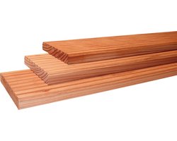 Intergard Vlonderplanken Douglas 300cm (24x138mm) kleurloos geïmpregneerd