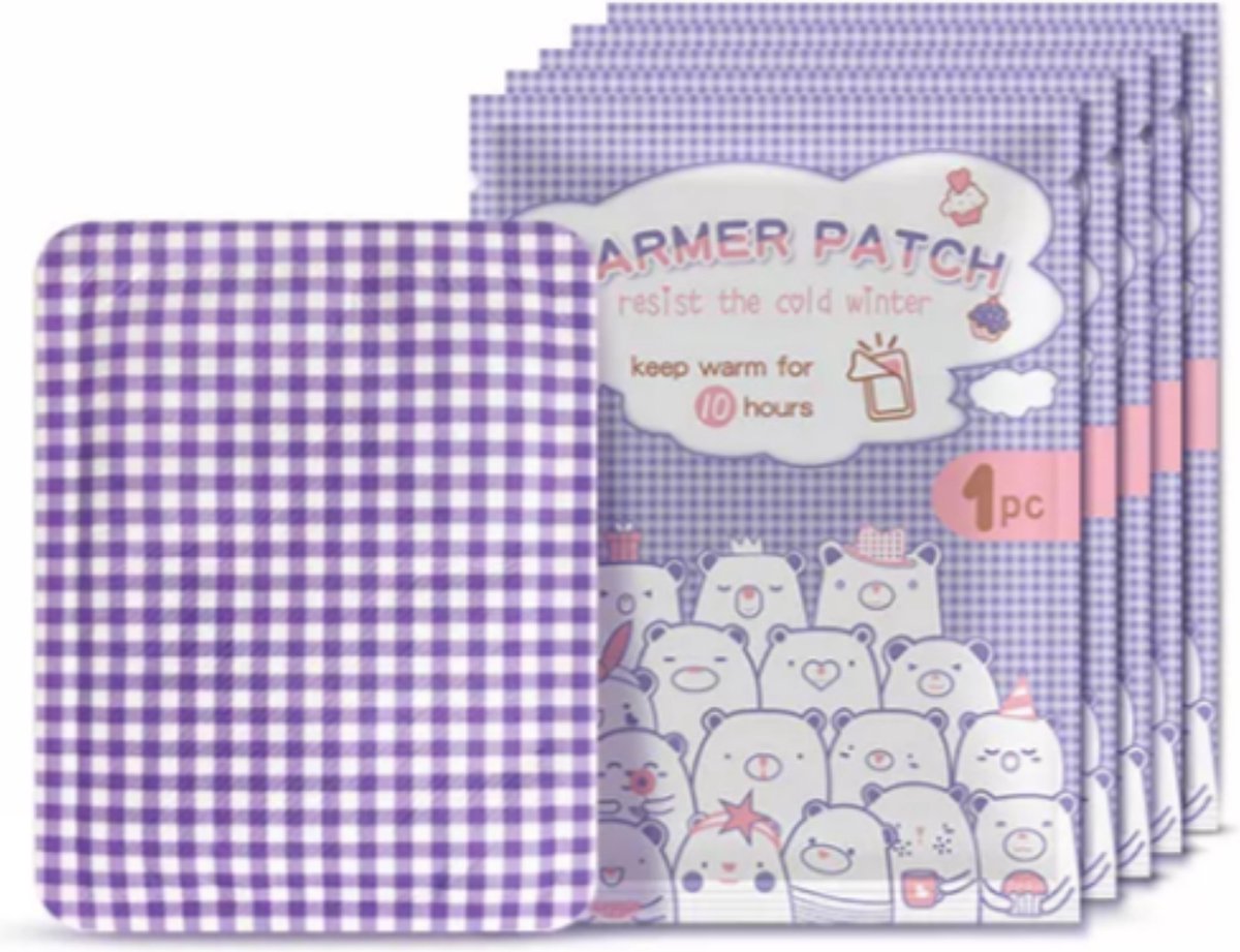 Goedkoopste Warmtepleister - Warmte Patch - Heat Pad - Pijnverlichting Menstruatie - Menstruatie Pleister - Warmtepleister Buik & Rug | 5 Stuks