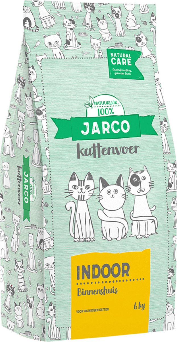 Jarco Kattenvoer Natural Cat Care Indoor Kip