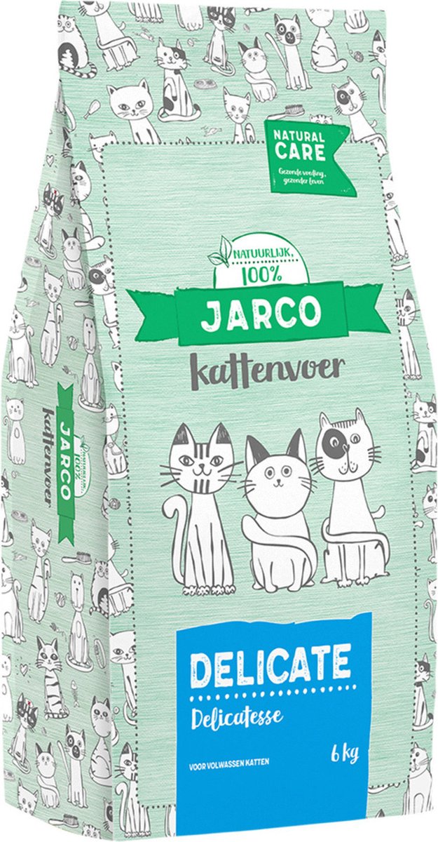 Jarco Kattenvoer Natural Cat Delicate Kip/Kalkoen
