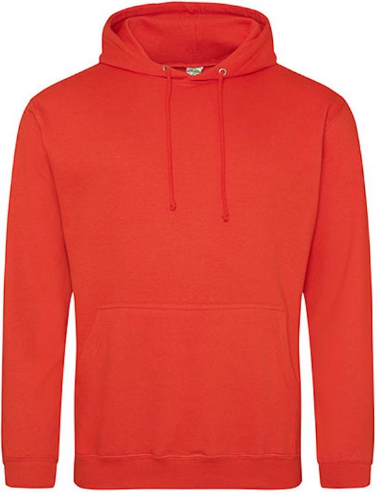 Just Hoods 'College Hoodie' Sunset Oranje Taille XL
