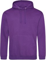 Just Hoods 'College Hoodie' Purple Maat L