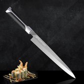 Couteau de chef Yanagiba Professional 11 pouces pour poisson sashimi et sushi, couteau japonais Deba en acier à haute teneur en carbone, longueur du produit 40,7 cm