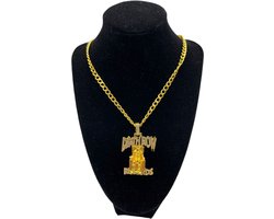 Death Row Records, Chain, Ketting/Hanger, Hiphop, Dr Dre, Snoop Dogg, Suge Knight, Goudkleurig