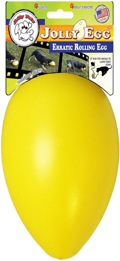 Jolly Pets Push-n-Play Hondenspeelgoed, 25 cm, blauw