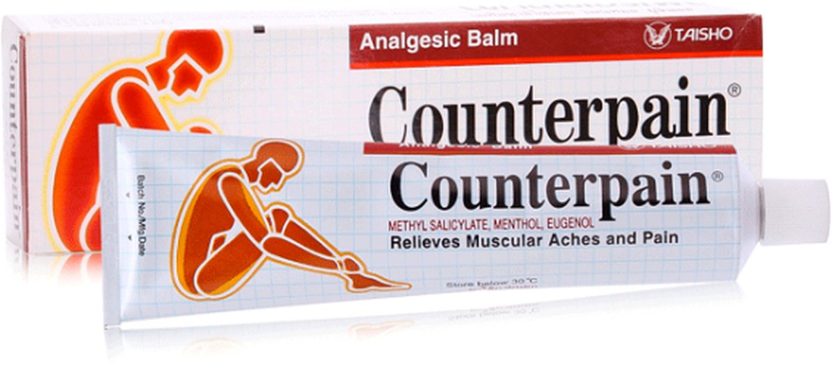 Counterpain | Origineel | Thaise spiercrème | spierzalf | tube 120 gram | spierklachten | gewrichtsklachten