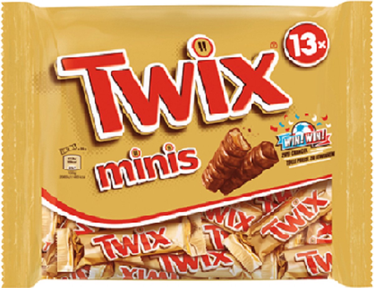 Chocolat Twix Minis 275g (10 Pièces)