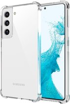 Hoesje geschikt voor Samsung S22 Plus transparant galaxy shock proof case - Samsung S22+/ Samsung S22 Plus shock proof case hoesje