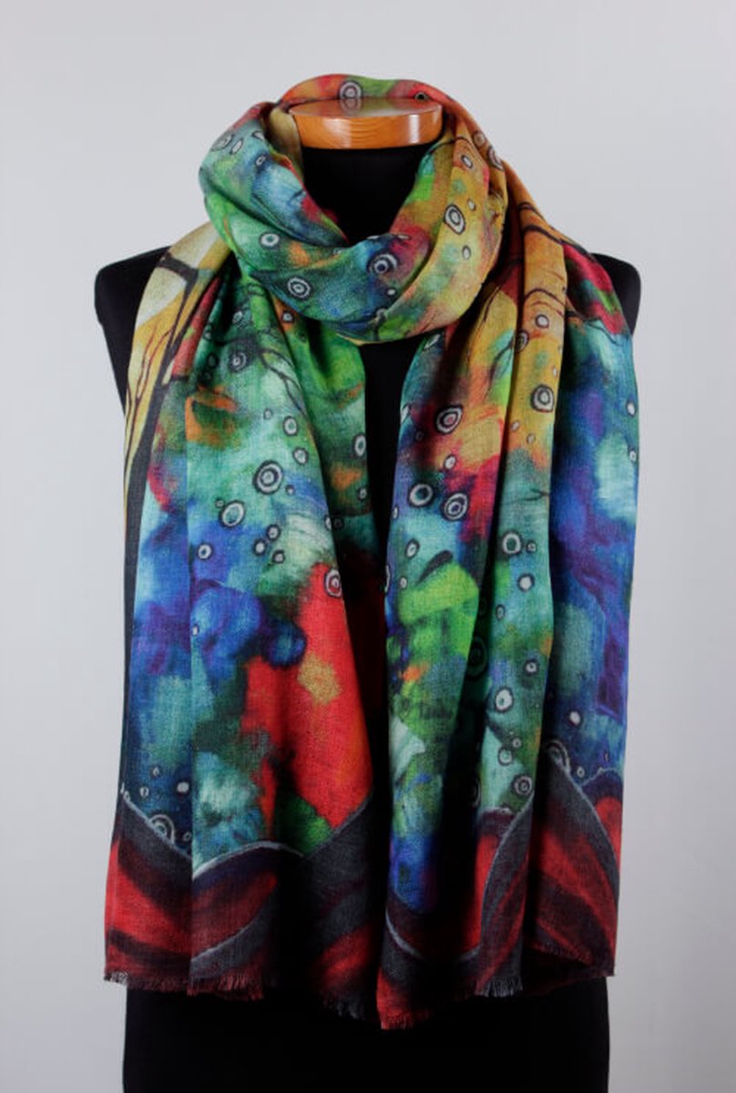 Cashmere sjaal Winter - Luxe sjaal - 75 x 200 cm