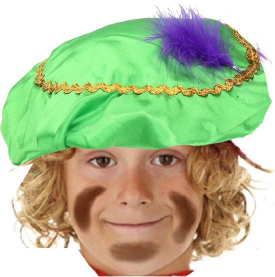 omvatten eiland ik betwijfel het Pietenmuts/baret groen voor kinderen - Pietenbaret - Sint en Piet  verkleedaccessoire | bol.com