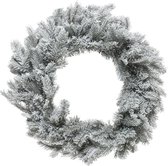 Couronne de Noël/couronne de pin vert avec neige 50 cm - Couronnes de pin/couronnes de porte Décorations de Noël