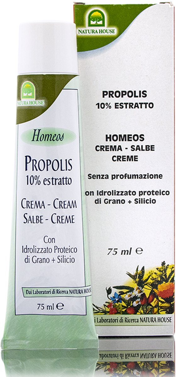 Homeos - Propolis Crème - 10% Propolis Extract - 75 ml.