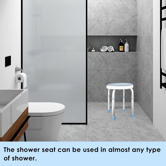 Douchekrukje Badkamerkrukje Antislip Douchekruk In Hoogte Verstelbaar