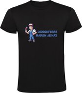 Loodgieters maken je nat Heren T-shirt - werk - klussen - reparatie - lekkage - gereedschap - grappig