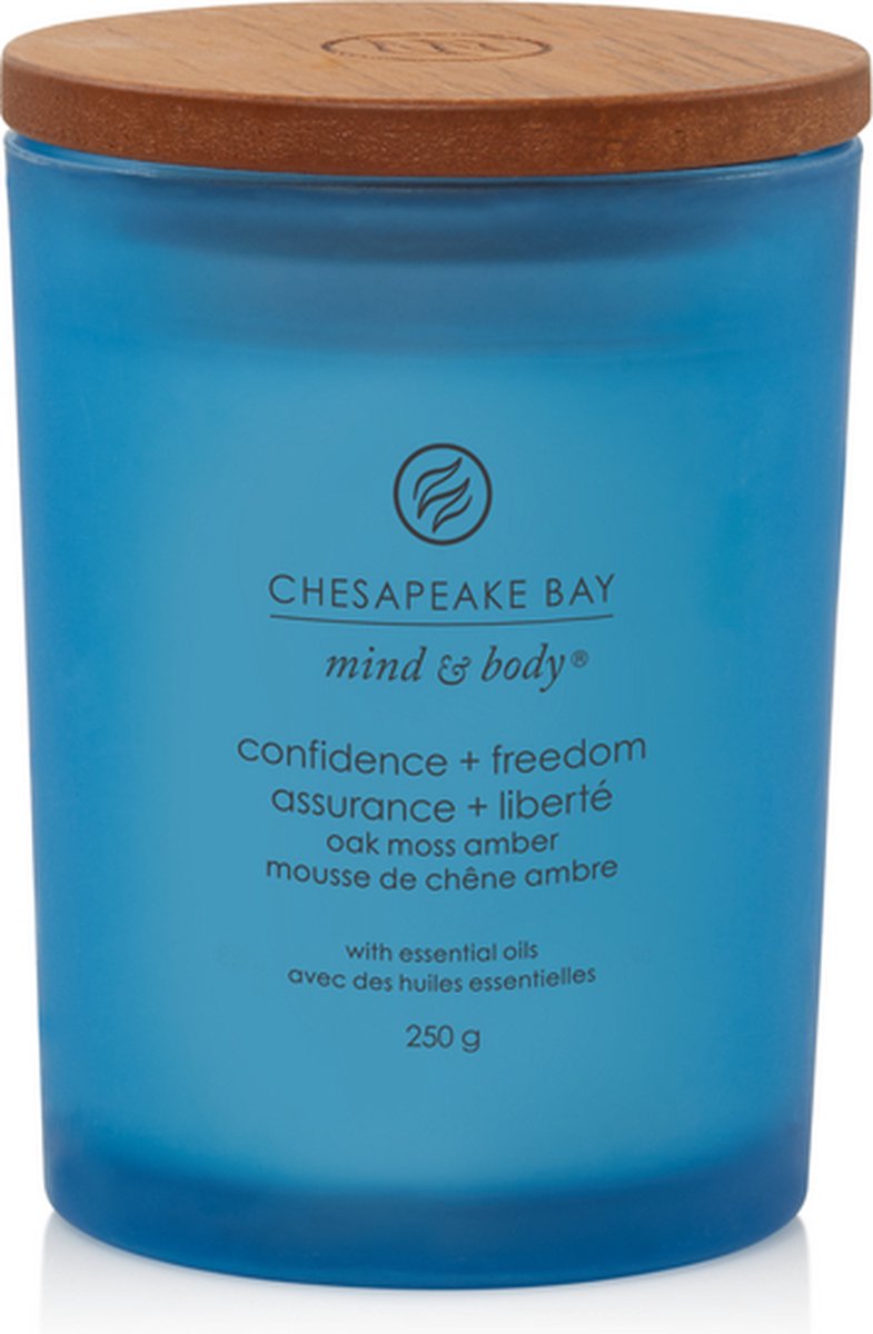 Chesapeake Bay Confidence & Freedom - Oak Moss Amber - Medium Geurkaars - 60 branduren
