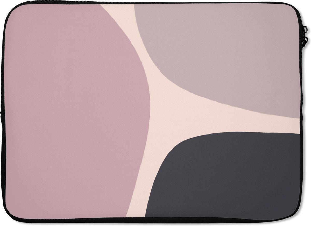 Laptophoes - Abstract - Pastel - Design - Minimalisme - Laptop - Laptop sleeve - 14 Inch