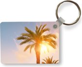 Sleutelhanger - Palmboom - Zomer - Zon - Tropical - Uitdeelcadeautjes - Plastic