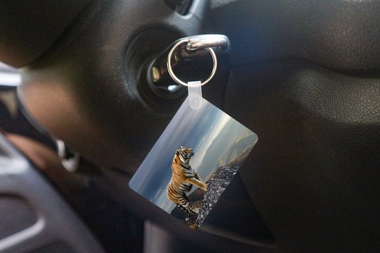 Porte-clés - Tigre - Berg - Nature - Paysage - Cadeaux - Plastique