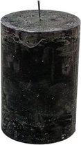 Stompkaars - black - 10x15cm - parafine - set van 3