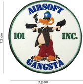 101 Inc Embleem 3D Pvc Airsoft Gangsta  15043