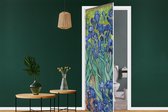 Deursticker Irissen - Vincent van Gogh - 95x215 cm - Deurposter