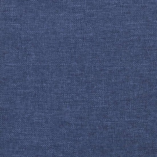 Donkerblauw, geweven stof met een lichte textuur.