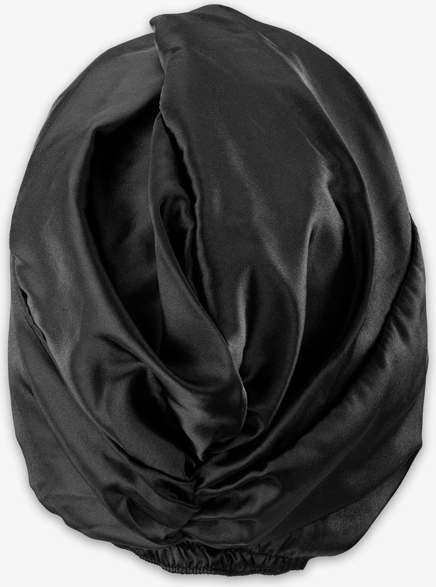 GUIGA Silk Bonnet voor kinderen, 2 stuks, zijden slaapmuts met brede band, om te slapen, haarkap voor 's nachts, slaapmuts, voor meisjes en jongens (roze paars), (roze paars), One size