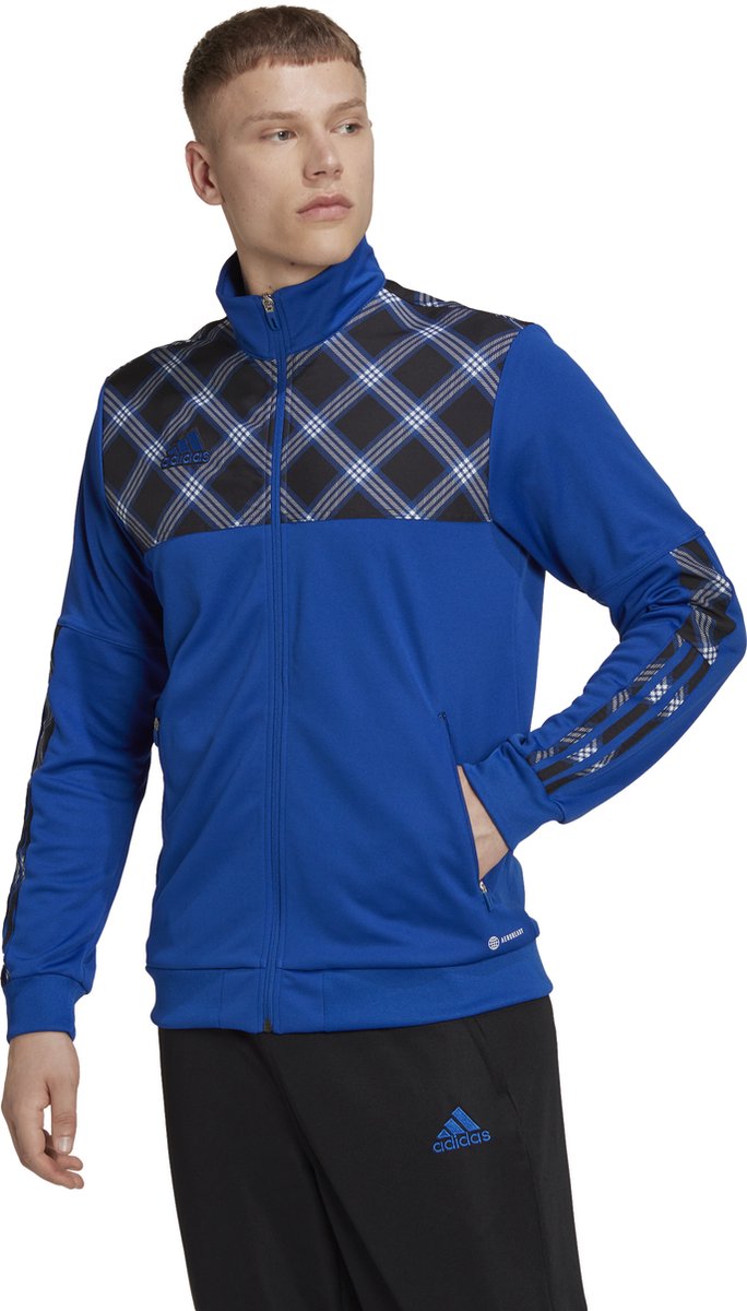 Adidas Jacket Tiro Blauw/Zwart Heren