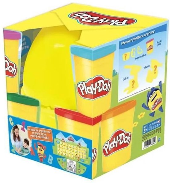 Play-Doh - Oeuf de Pâques Giga avec 7 Surprises - Pâte à modeler