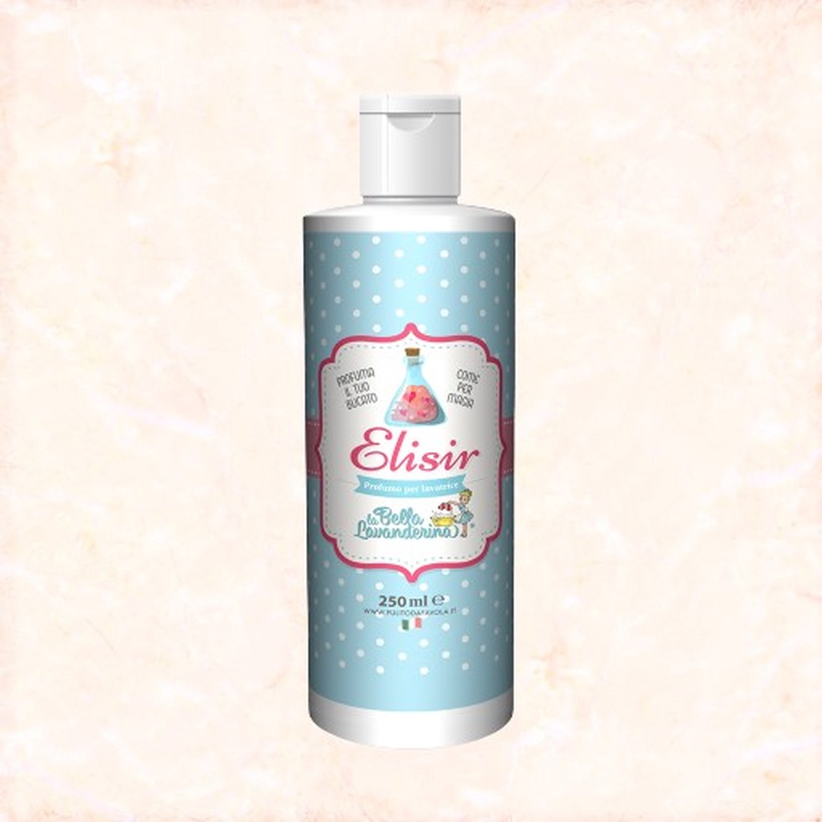 Goedkoopste Wasparfum | Elisir | 250ML | Frisse, volle geur | Magnolia bloemen | Barnsteen tone