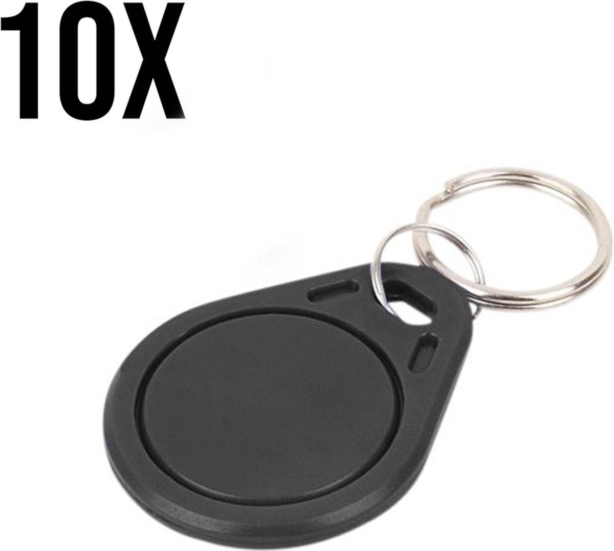 RFID tag - NFC - Chips - RFID lezer - Sleutelhanger - Met sleutelring - 10 stuks