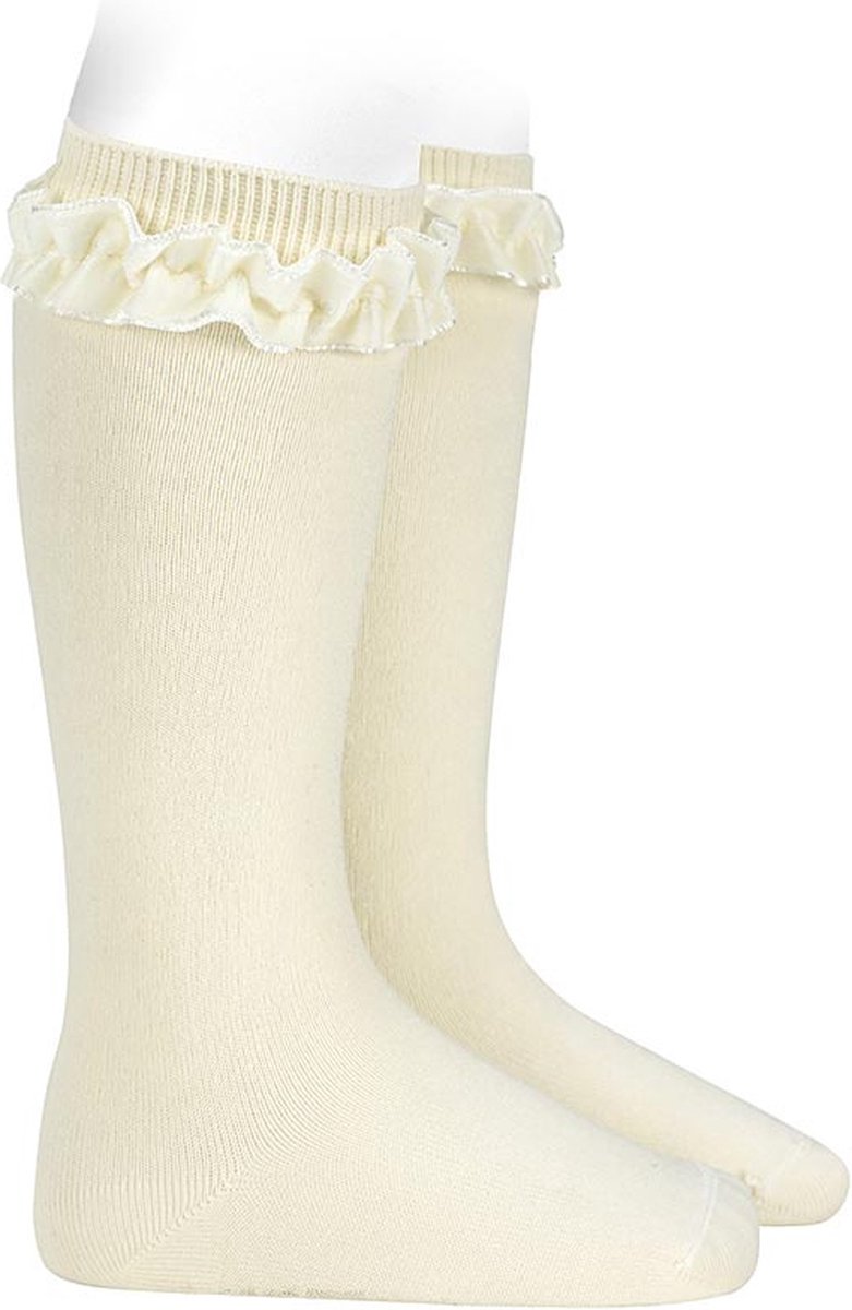 Cóndor Kniekous Velvet Roezel | 2459/2 | Cream | 3-6 mnd | maat 00
