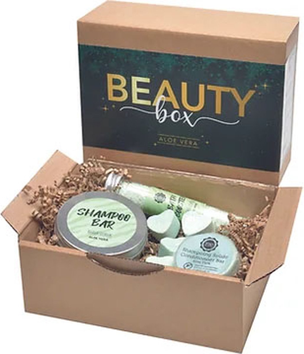 Goedkoopste Beautybox Aloe Vera - badgeschenkset - cadeau feestdagen - cadeau vrouw - kerst