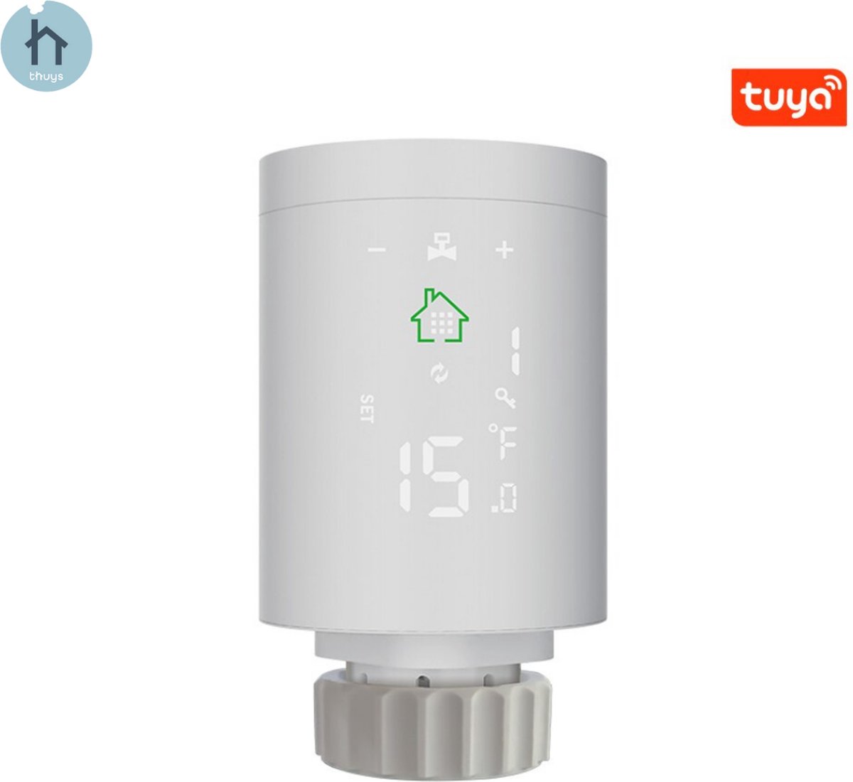 Thuys Verwarming Knop Smart Slimme Theromstaatknop Zigbee Slimme Radiatorknop...